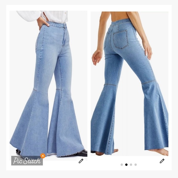 Free People Denim - Free People Just Float On Flare Jeans